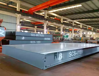 l-beam Steel Structure Limit Load Truck Scale7
