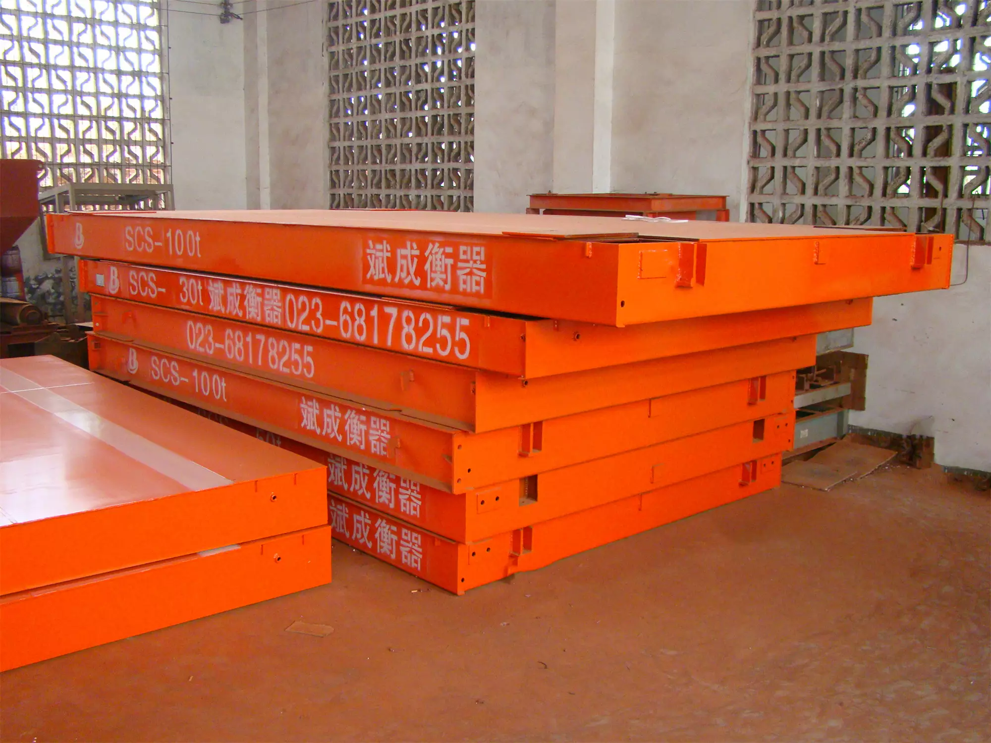 l-beam Steel Structure Limit Load Truck Scale6