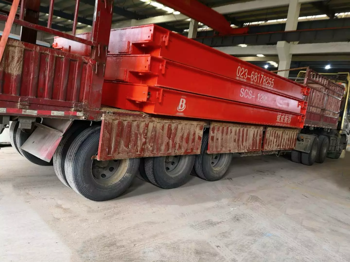 l-beam Steel Structure Limit Load Truck Scale
