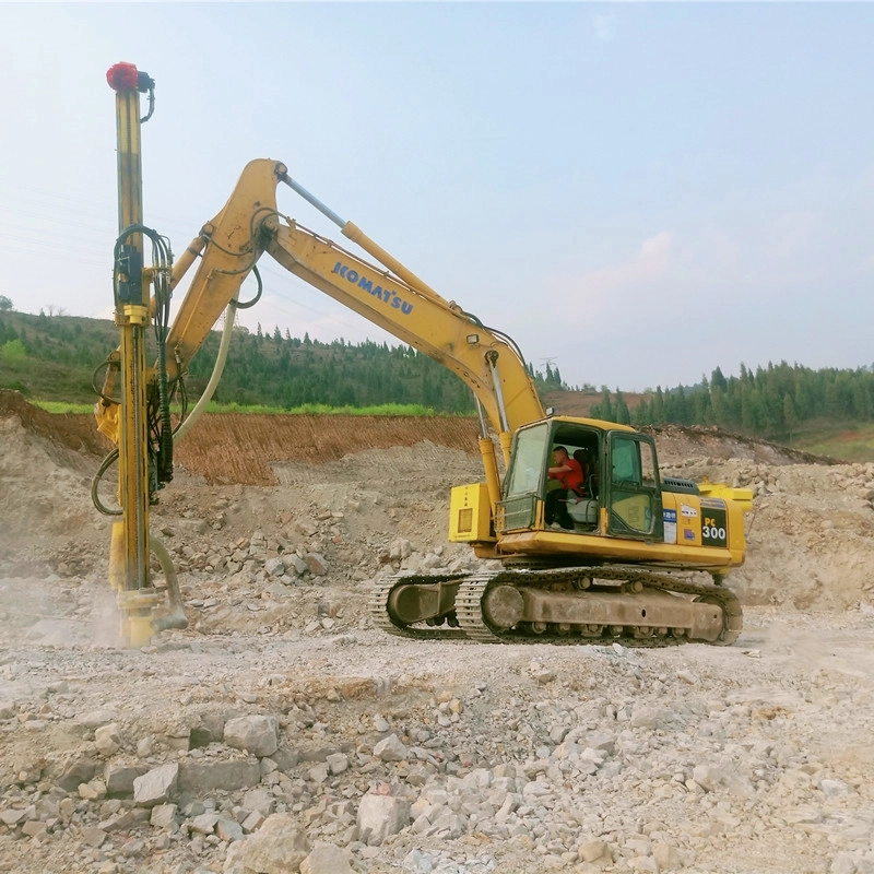 Excavator Refitting Drilling Rig3
