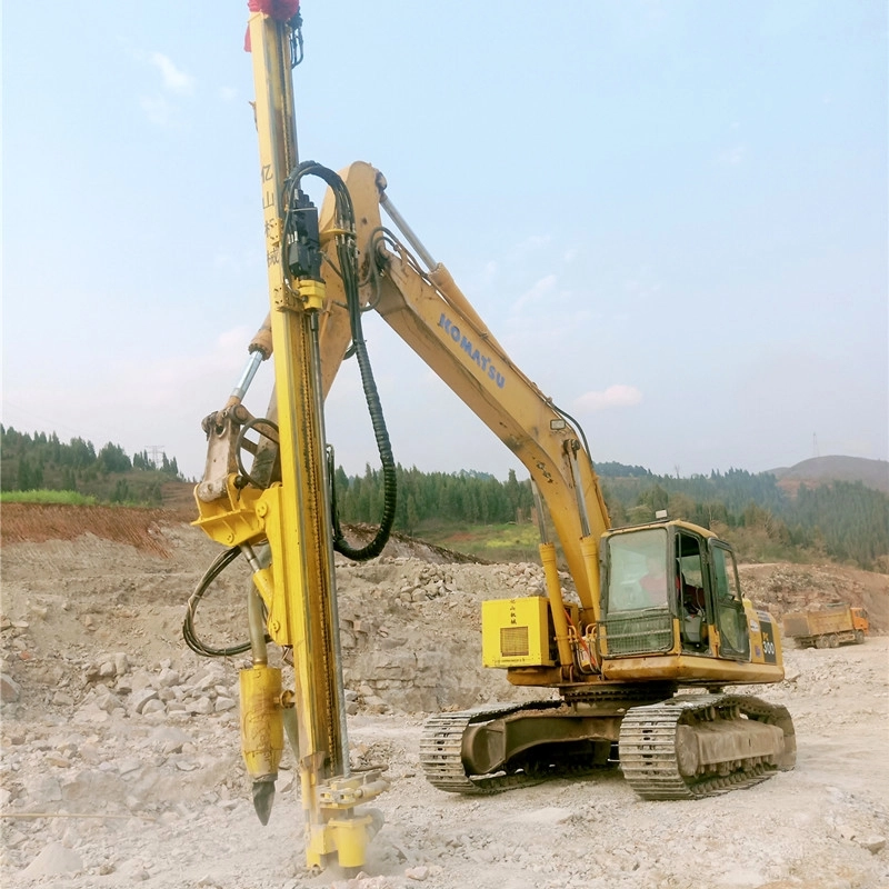 Excavator Refitting Drilling Rig4