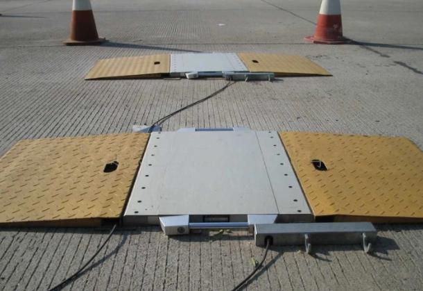 ground based portable truck scale